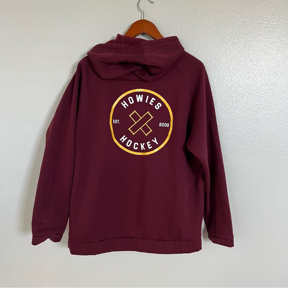 Howies Hockey Maroon Hoodie